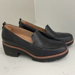 Naturalizer Darry Loafer Lightweight Leather Lug Sole Comfort - Size 10